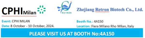 Zhejiang Retron Biotech Co., Ltd. sa zúčastní CPHL Milána v októbri